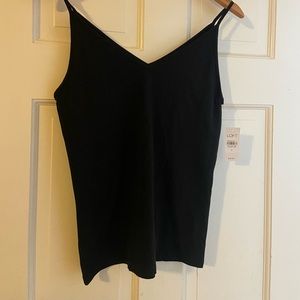 Loft tank top black